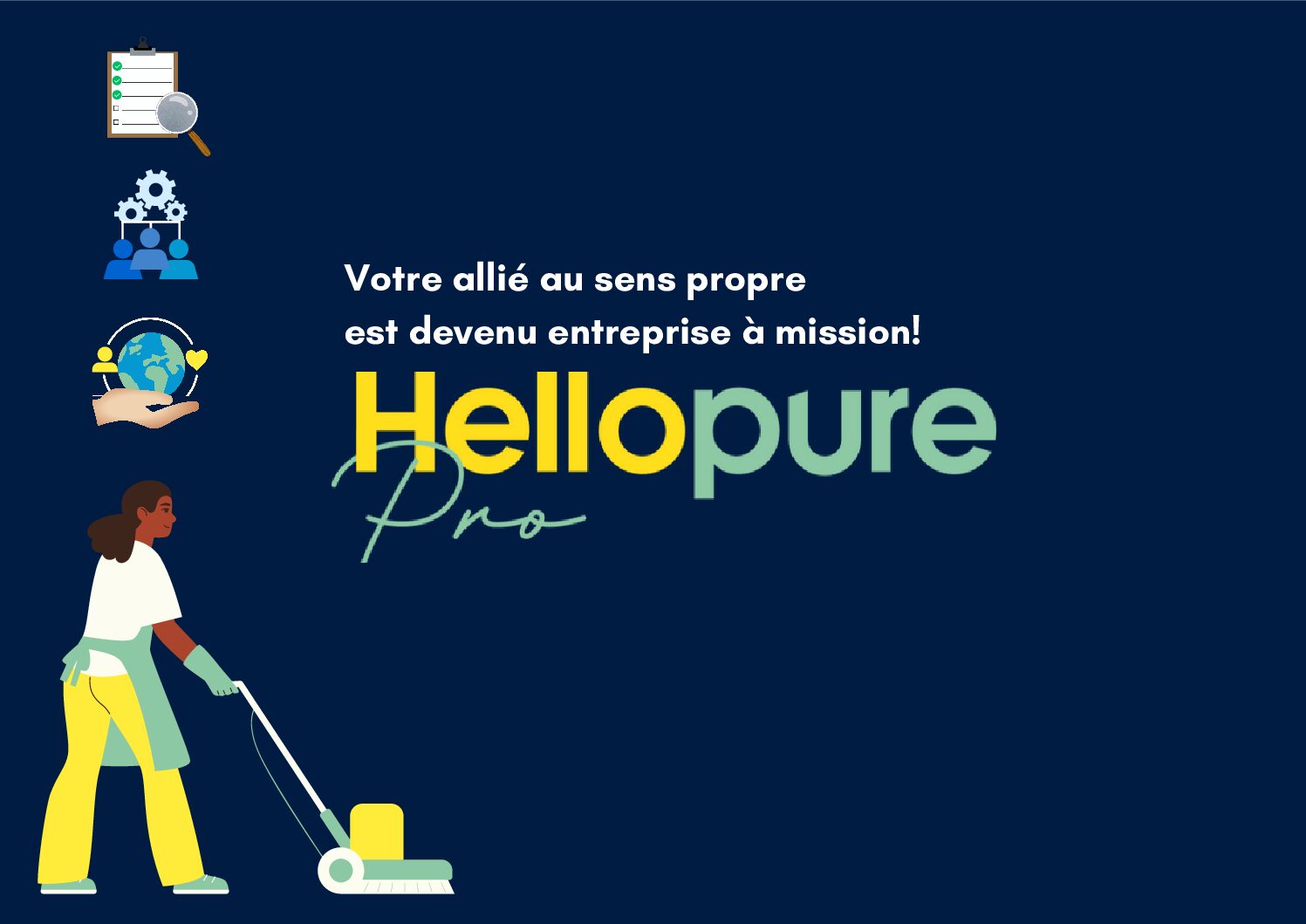 Hellopure est devenu une entreprise à mission 